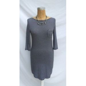 GAP Striped Knit T-Shirt Sheath Dress Stretch